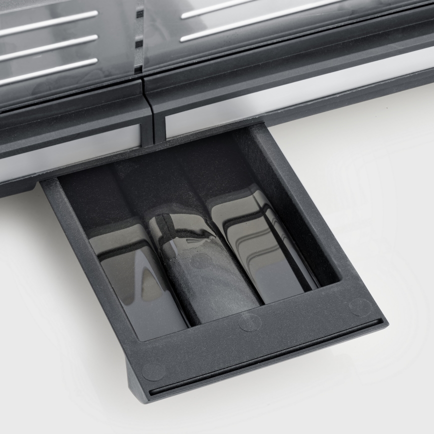 Severin PG 8564 - Gril électrique de table 2300 W / 230 V, 50 x 30 cm, noir