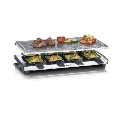 Severin RG 2374 - Gril à raclette avec pierre de lave 1500W/230V