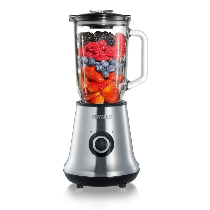 Severin SM 3737 - Tafelblender 1 l 500W/230V roestvrij staal/zwart