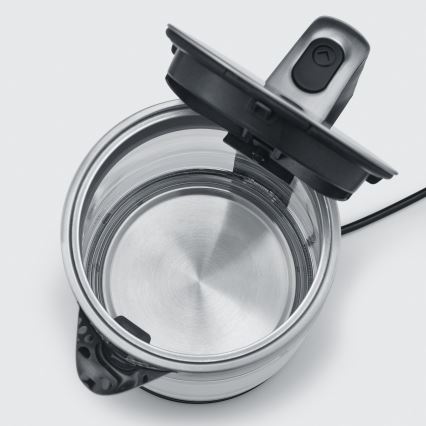 Severin WK 3420 - Bouilloire électrique 1,7 l 2200W/230V acier inoxydable/verre