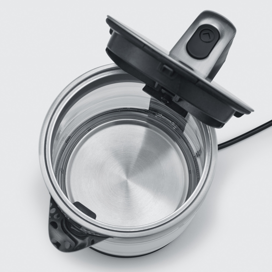 Severin WK 3420 - Bouilloire électrique 1,7 l 2200W/230V acier inoxydable/verre