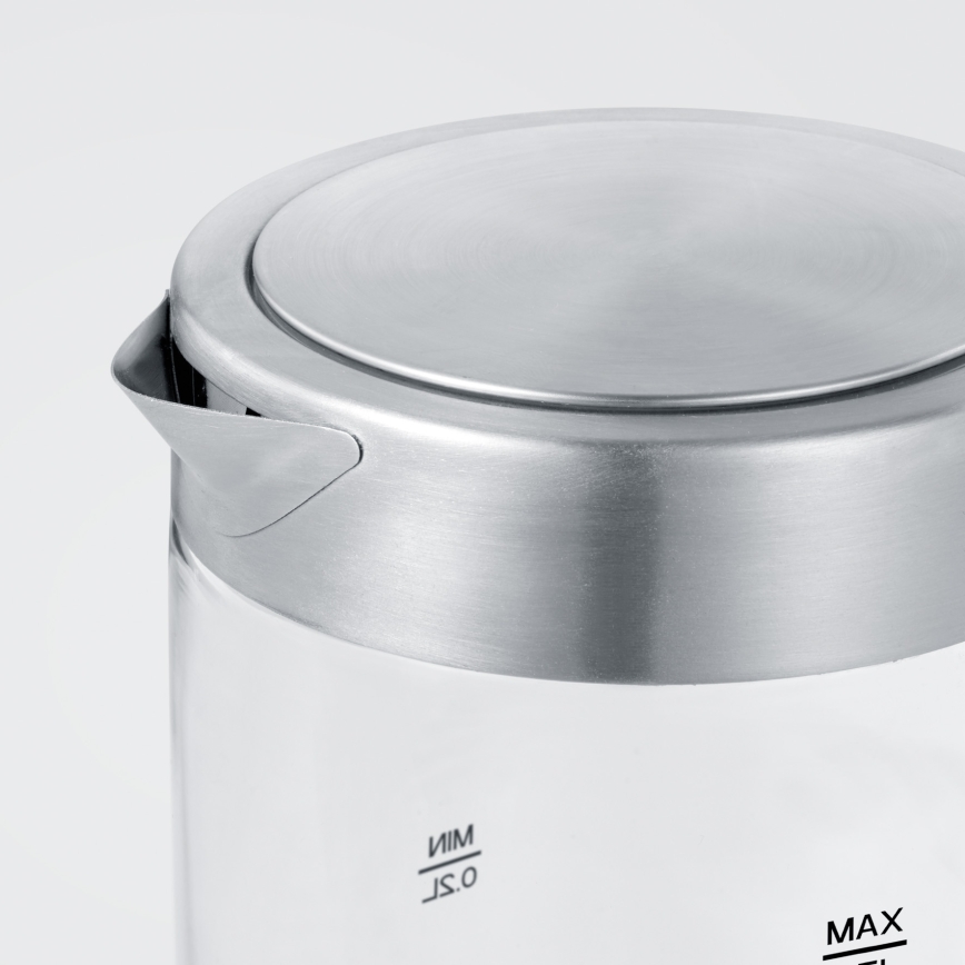 Severin WK 3472 - Snelle waterkoker 0,5 l 1100W/230V RVS/glas