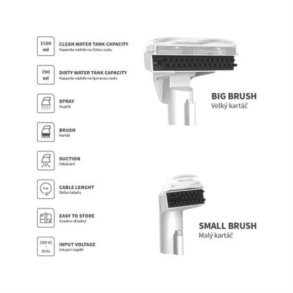 Shampouineuse 450W/230V IPX4