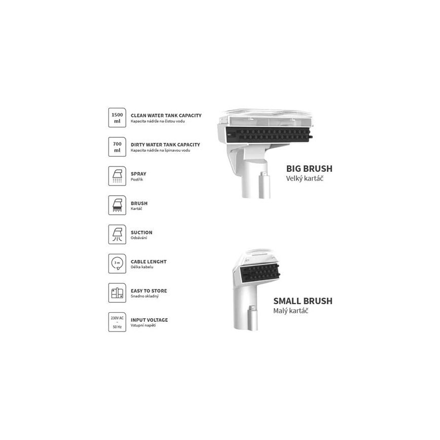 Shampouineuse 450W/230V IPX4