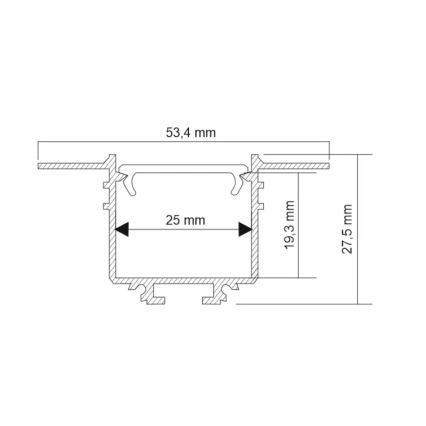Shilo - Luminaire encastré LED/9W/230V 3000K IRC 90 noir