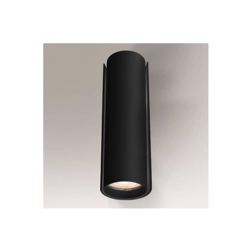 Shilo - Wand Lamp 2xGU10/15W/230V zwart
