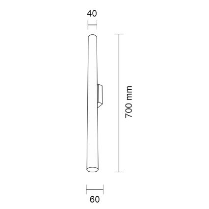 Shilo - Wand Lamp 2xGU10-MR11/15W/230V zwart