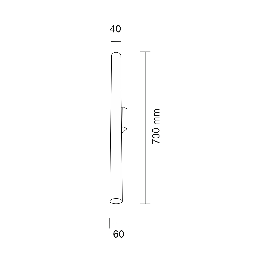Shilo - Wand Lamp 2xGU10-MR11/15W/230V zwart