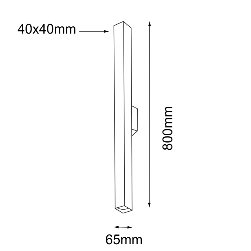 Shilo 4703 - Wandlamp DOHA 2xGU10/15W/230V zwart