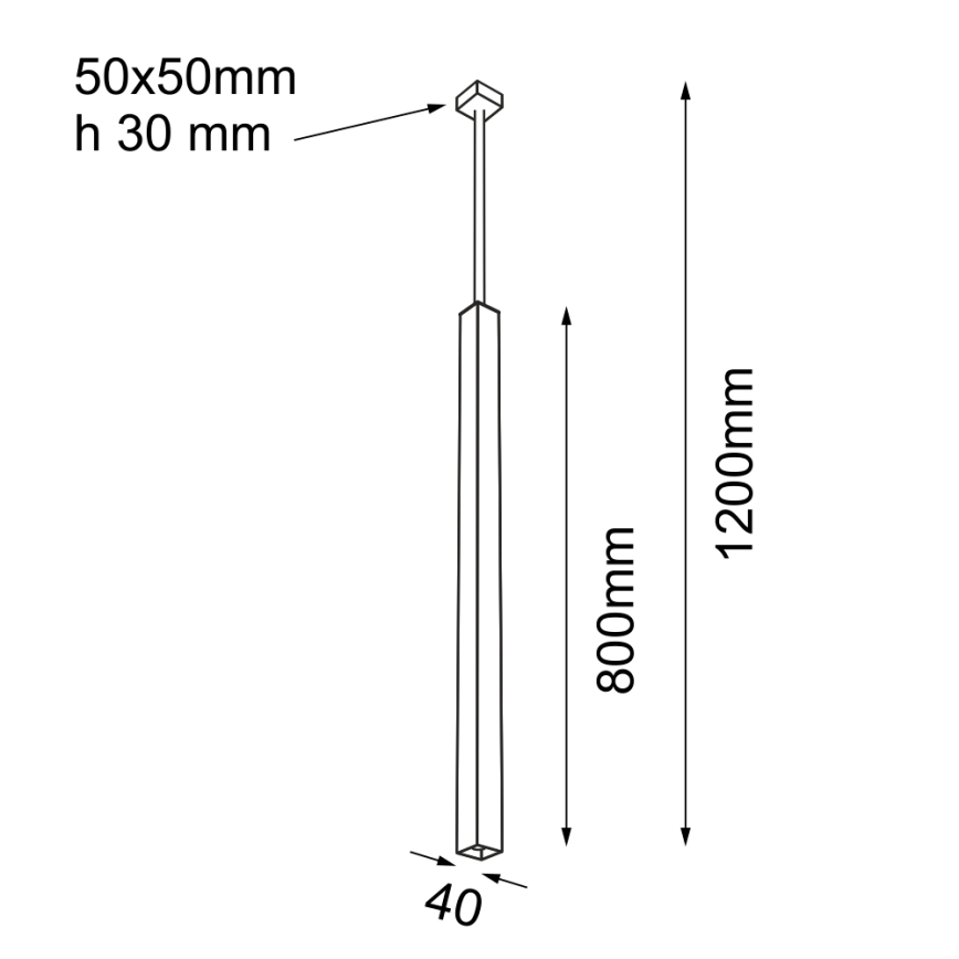 Shilo 5701 - Hanglamp aan een touwtje DOHA 1xGU10/15W/230V zwart
