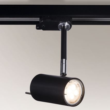 Shilo - Spot in een Rail Systeem 1xGU10/15W/230V zwart