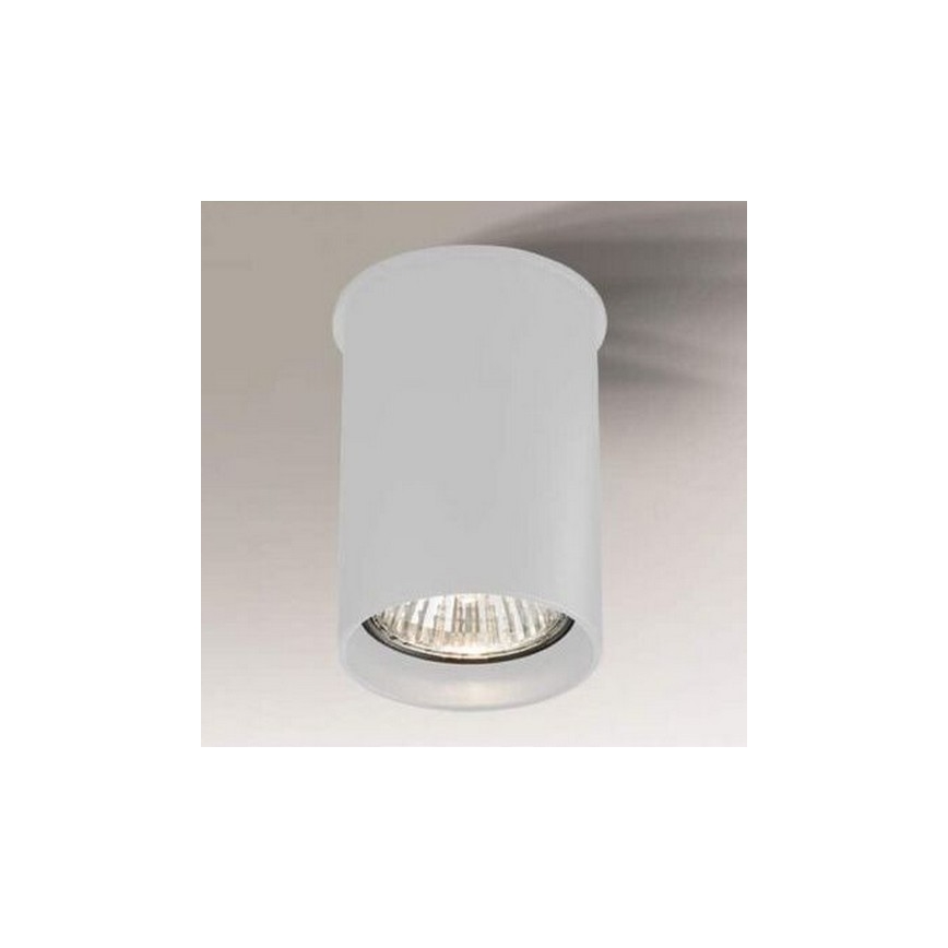 Shilo - Plafonnier 1xGU10/15W/230V 9 cm blanc