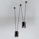 Shilo - Hanglamp aan een koord 2xGU10/15W/230V zwart