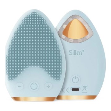 Silk’n - LED-gezichtsreinigingsborstel 4-in-1 BRIGHT LUX 5V/500 mAh blauw