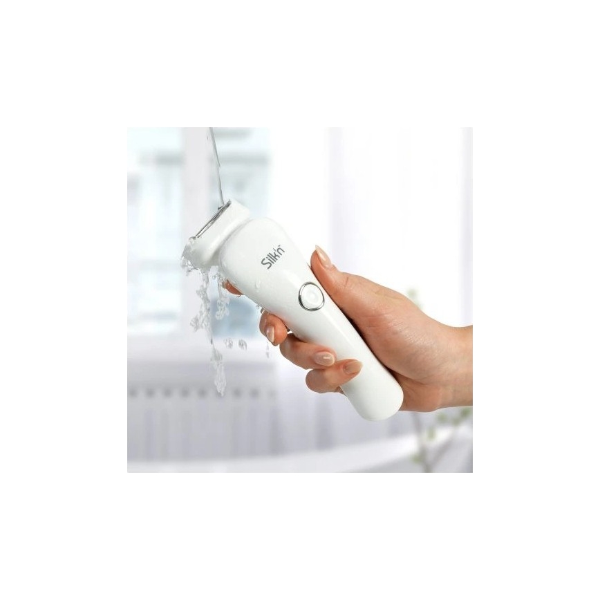 Silk’n - Rasoir électrique LADY SHAVE Wet & Dry 2xAAA blanc