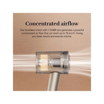 Silk’n - Sèche-cheveux SILKYAIR PRO 1600W/230V doré