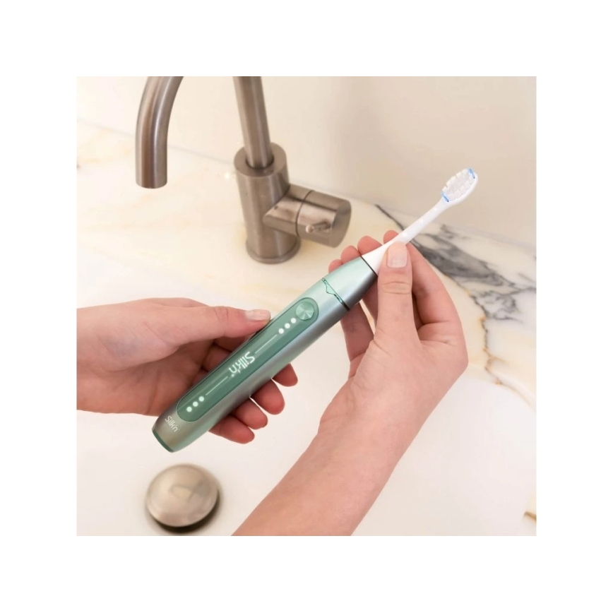 Silk’n - Sonische vibrerende tandenborstel SONIC YOU 3350 mAh IPX7 groen