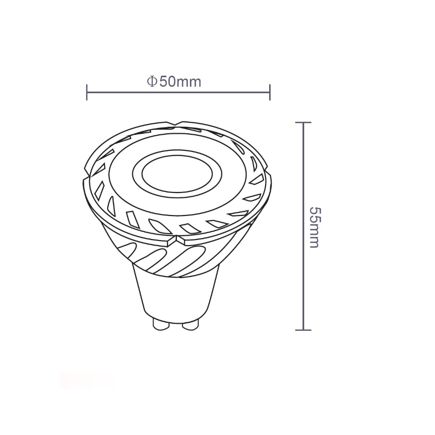 Sinclair - LED Lamp GU10/5W/230V 4000K