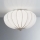 SIRU - Plafondlamp GIOVE 2xE14/40W/230V diameter 29 cm mat chroom/wit Venetiaans glas