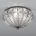 SIRU - Plafondlamp SAN TOMÀ 3xE14/40W/230V doorzichtig/mat chroom Venetiaans glas