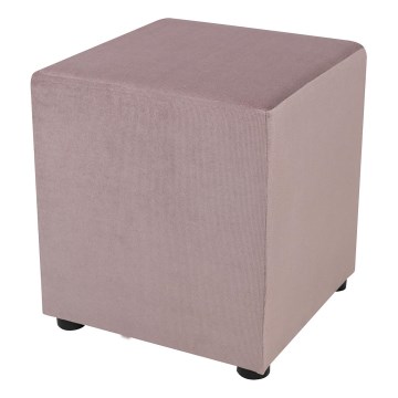 SIX Hocker 40x40 cm roze
