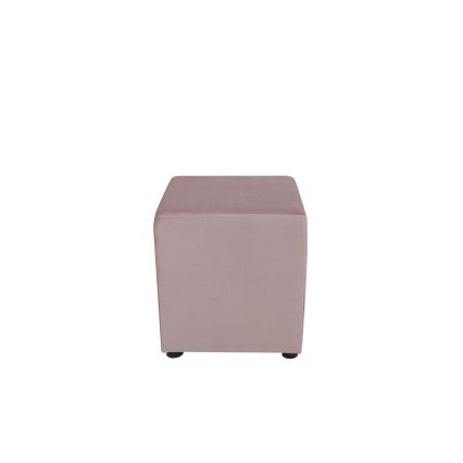 SIX Hocker 40x40 cm roze