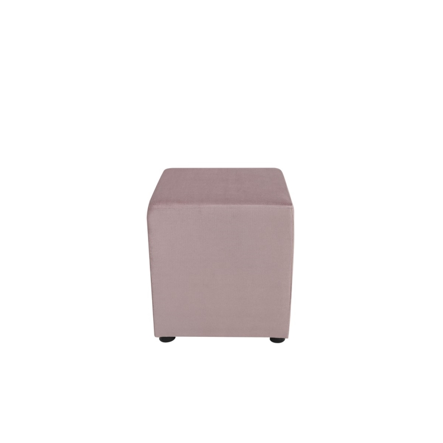 SIX Hocker 40x40 cm roze