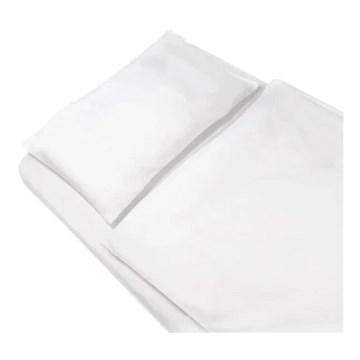 SkinPro Silver - Antibacterieel dekbedovertrek 100x135 cm wit