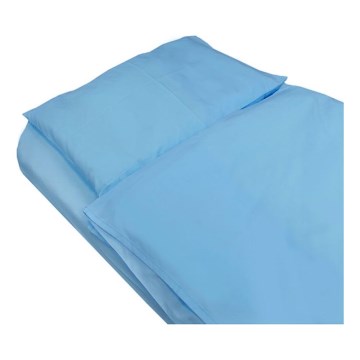 SkinPro Silver - antibacterieel hoeslaken 60x120 cm blauw