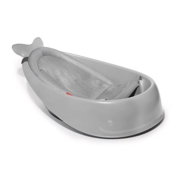 Skip Hop - Babybadje met ergonomische mat MOBY 3 grijs