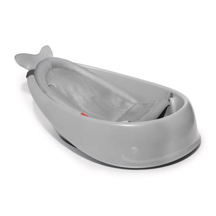 Skip Hop - Babybadje met ergonomische mat MOBY 3 grijs