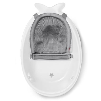 Skip Hop - Babybadje met ergonomische mat MOBY 3 wit