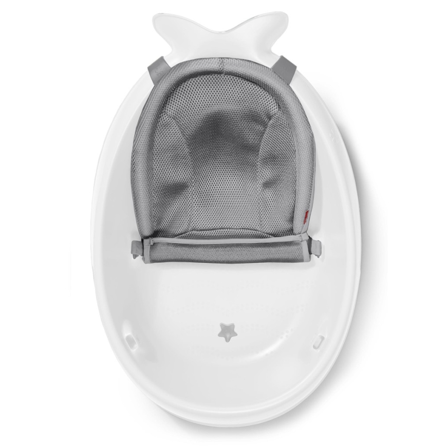 Skip Hop - Babybadje met ergonomische mat MOBY 3 wit