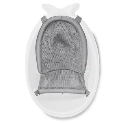 Skip Hop - Baignoire pour bébé avec coussin ergonomique MOBY 3 blanc