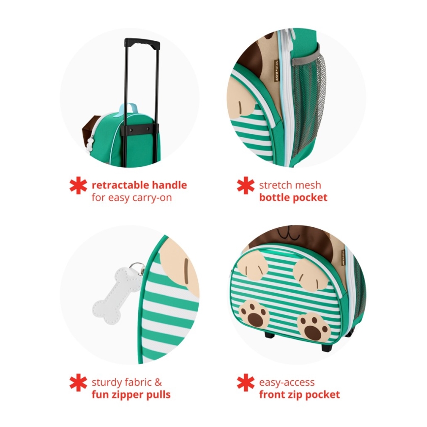 Skip Hop - Kinderreiskoffer ZOO Mopshond