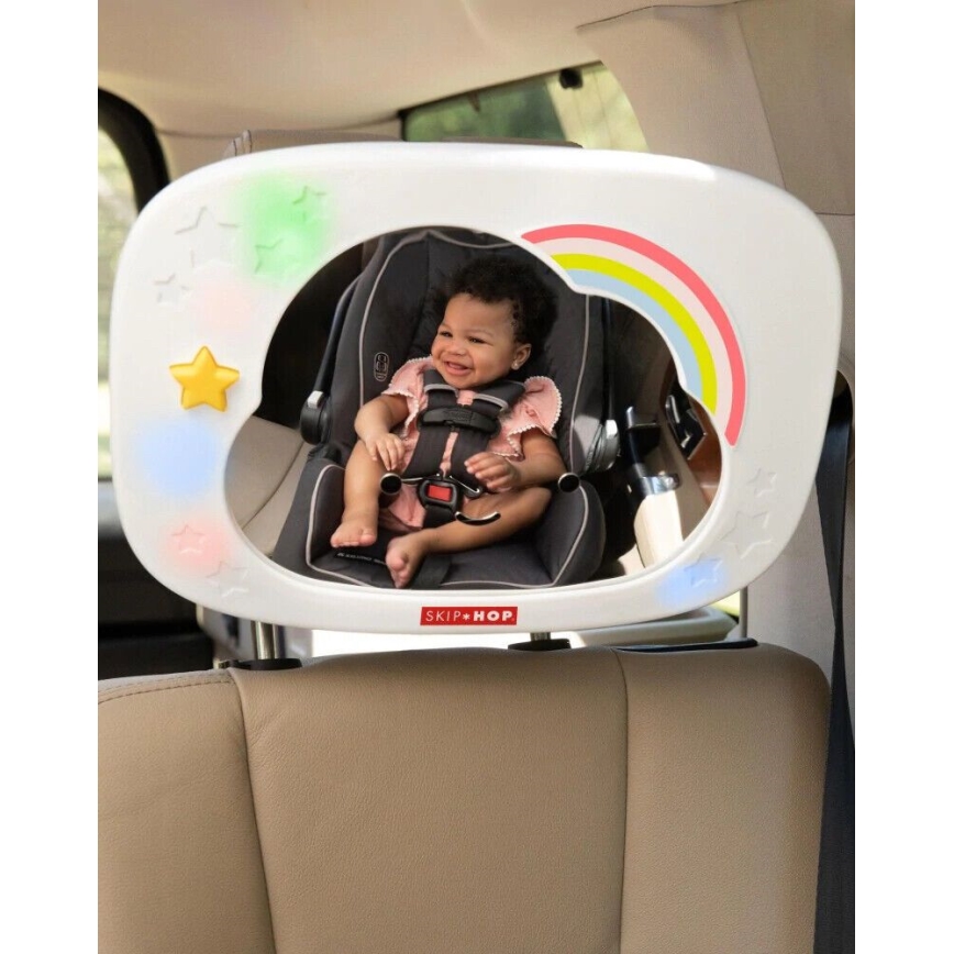 Skip Hop - Rétroviseur de voiture enfant LINING CLOUD 3xAA