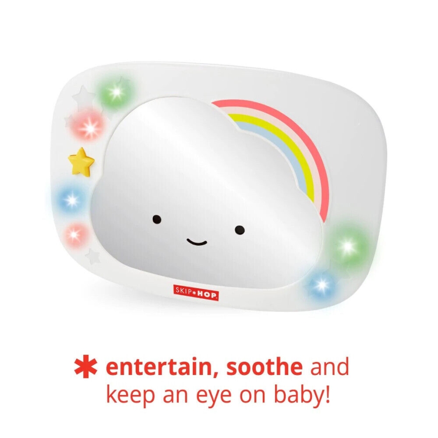 Skip Hop - Rétroviseur de voiture enfant LINING CLOUD 3xAA