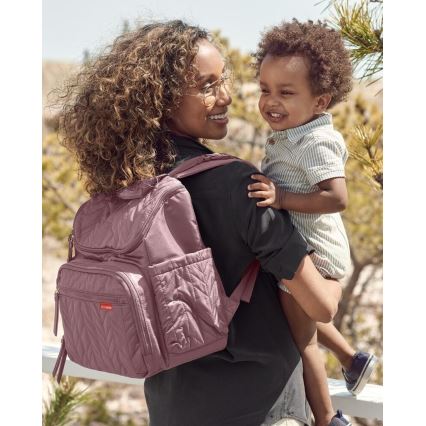 Skip Hop - Sac à dos à langer pour poussette FORMA Mauve Brume