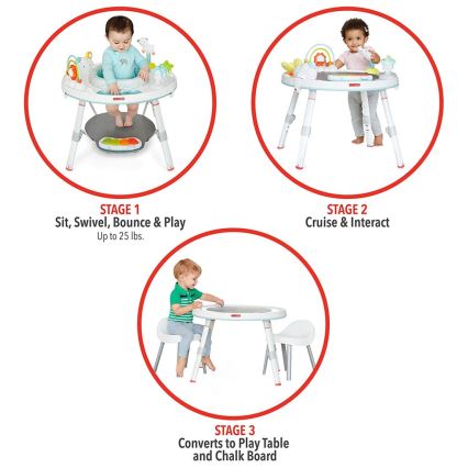 Skip Hop - Speelcentrum voor kinderen 3in1 LINING CLOUD 3xAAA