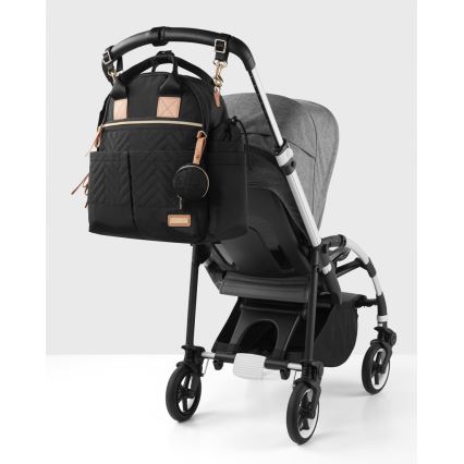 Skip Hop - Veranderende rugzak voor kinderwagen 6in1 SUITE SET zwart