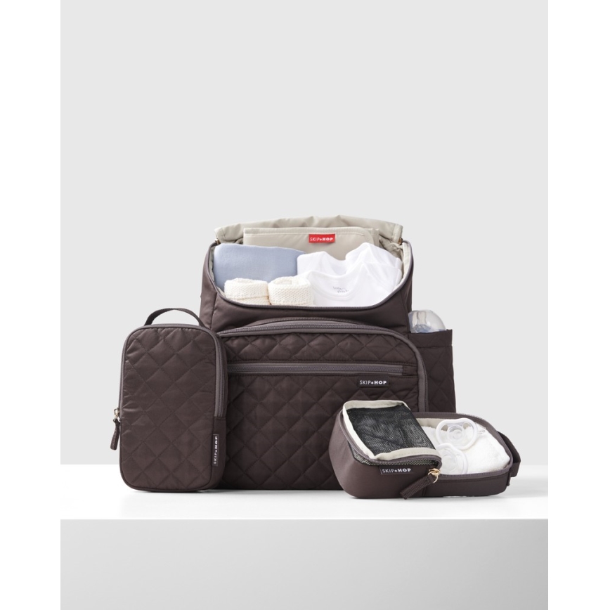Skip Hop - Veranderende rugzak voor kinderwagen FORMA Chocolate