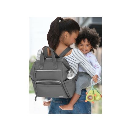 Skip Hop - Veranderende rugzak voor kinderwagen MAINFRAME Charcoal