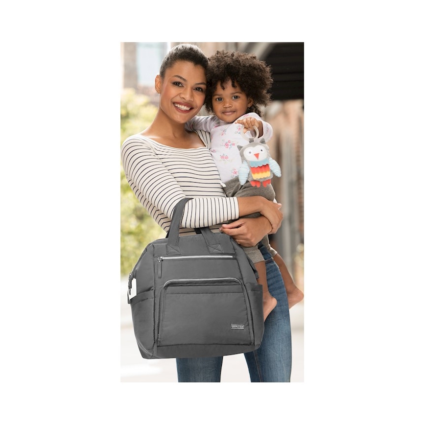 Skip Hop - Veranderende rugzak voor kinderwagen MAINFRAME Charcoal