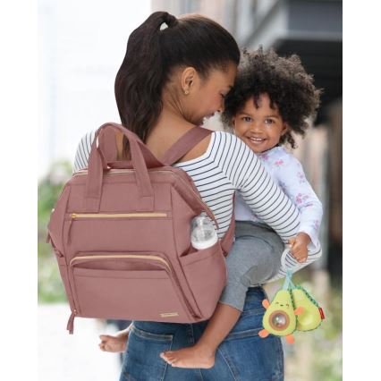 Skip Hop - Veranderende rugzak voor kinderwagen MAINFRAME Dusty roze