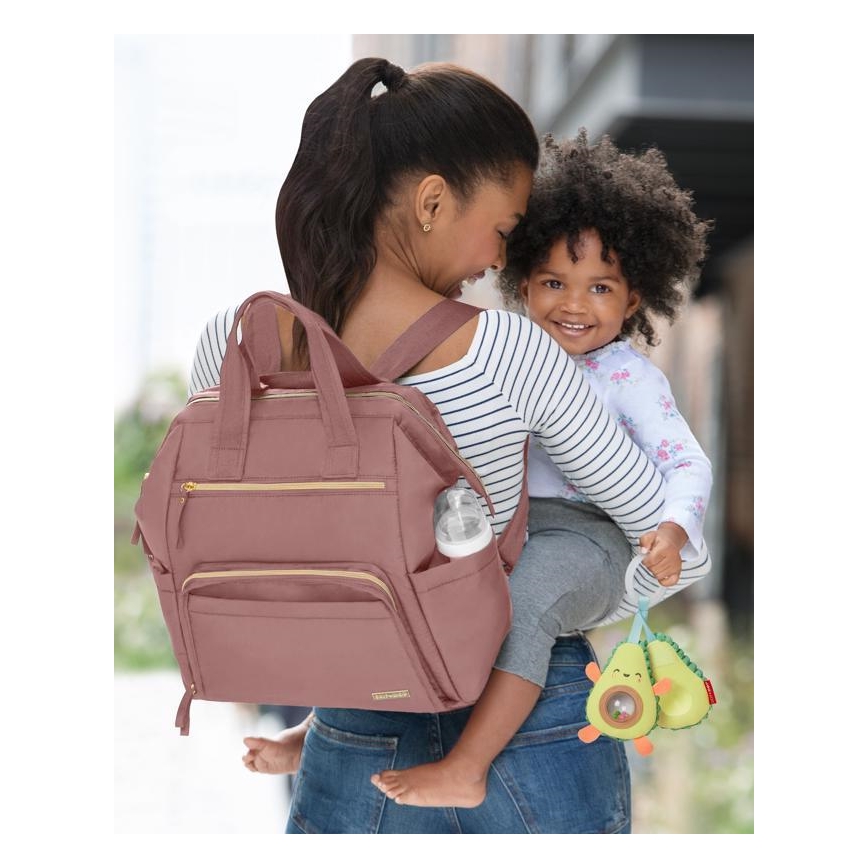 Skip Hop - Veranderende rugzak voor kinderwagen MAINFRAME Dusty roze