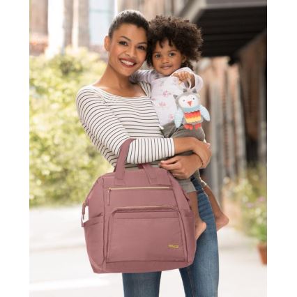 Skip Hop - Veranderende rugzak voor kinderwagen MAINFRAME Dusty roze