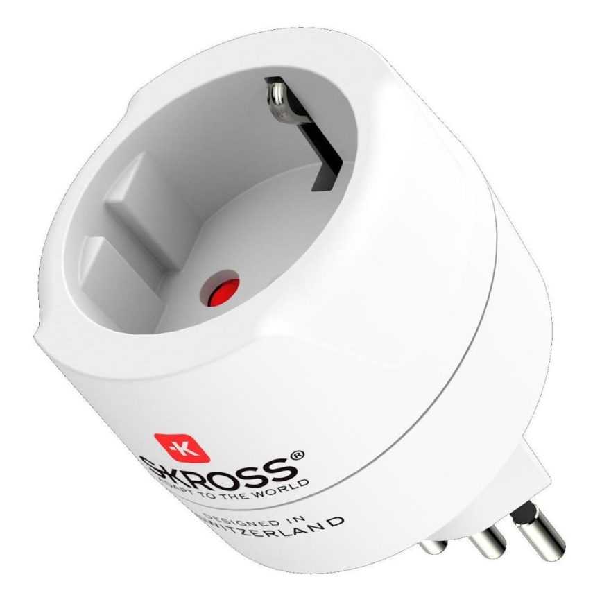 SKROSS - Adaptateur de voyage Brésil/Italie/Suisse 10A