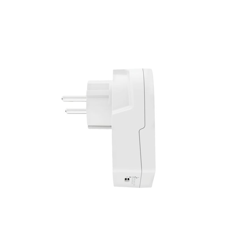 Adaptateur de voyage Europe USB C20PD pour voyageurs étrangers en République tchèque — USB‑C 20W, prise type E/F