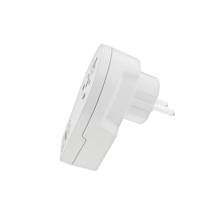 Reisadapter Europa USB C20PD voor reizigers in Tsjechië, USB-C 20W, type E/F