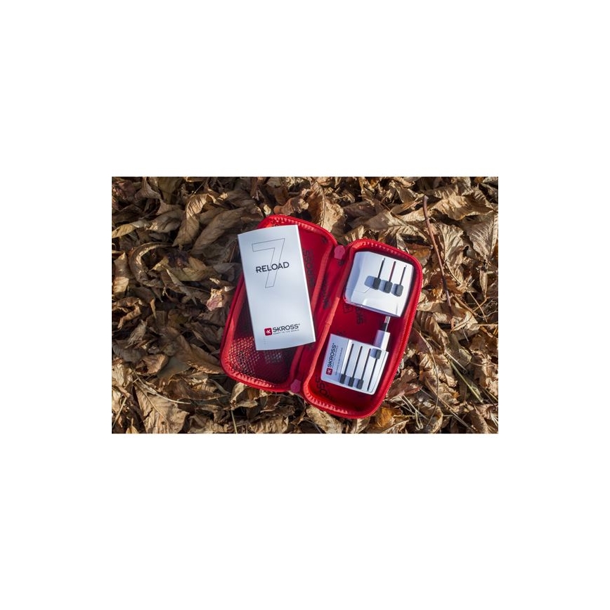 Adaptateur de voyage MUV — alimentation secteur avec ports USB‑A et USB‑C, 15 W